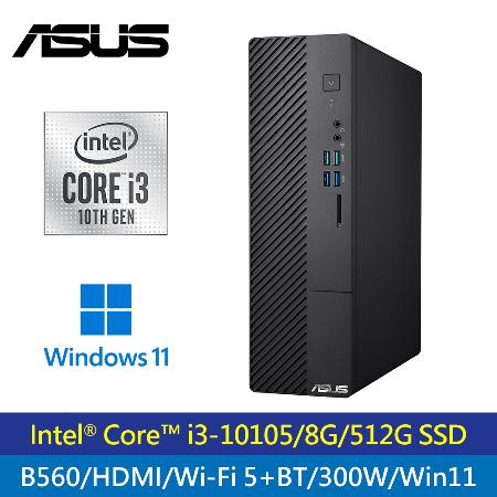 【ASUS 華碩】H-S500SC 10代I3四核SSD 桌上型電腦