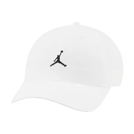 Nike 帽子 Jordan Jumpman Heritage86 男女款 白 可調整 棒球帽 老帽 喬丹 DC3673-100