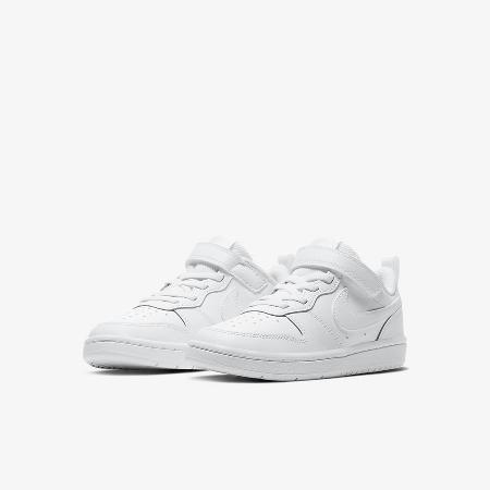 【NIKE】 COURT BOROUGH LOW 2 男鞋 女鞋 童鞋 休閒鞋- 白- BQ5451100