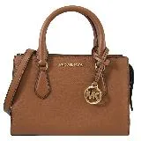 MICHAEL KORS SHEILA 經典防刮三層手提兩用包.咖 小