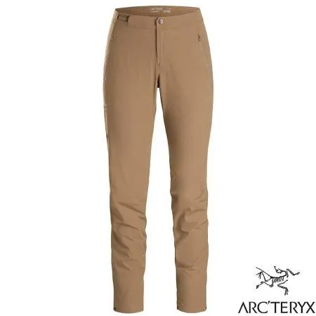 【加拿大 ARCTERYX 始祖鳥】女 Gamma 輕量彈性耐磨快乾軟殼長褲.登山健行褲/30602 深帆布棕