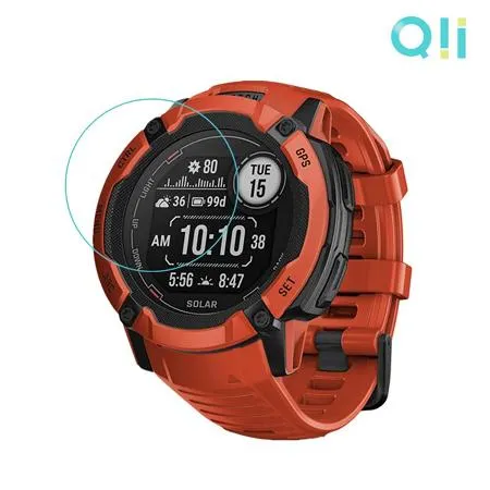 Qii GARMIN Instinct 2X 玻璃貼 (兩片裝)  