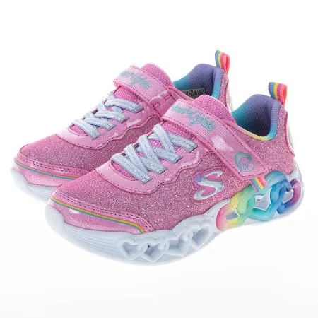 SKECHERS 童鞋 女童系列燈鞋 INFINITE HEART LIGHTS - 303751LPKMT