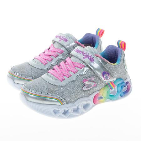 SKECHERS 童鞋 女童系列燈鞋 INFINITE HEART LIGHTS - 303751LSMLT