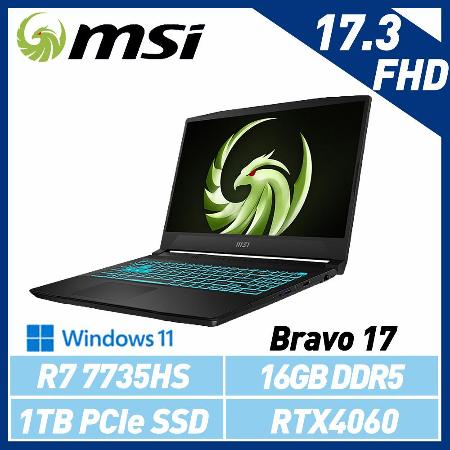 MSI 微星  Bravo 17 C7VF-009TW 17吋 電競筆電