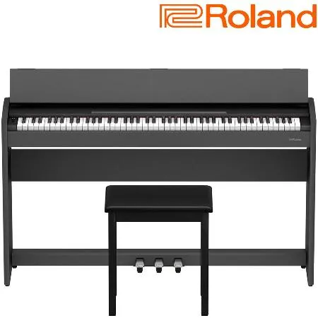 ROLAND 樂蘭 / Digital Piano折蓋式數位鋼琴 F107 / 黑色款 / 公司貨保固