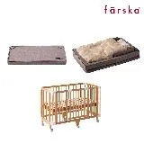 farska 童趣森林5合1嬰兒大床 Long＋透氣好眠可攜式床墊13件組 + 延伸床墊