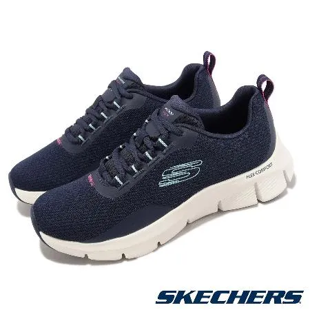 Skechers 休閒鞋 Flex Comfort 女鞋 深藍 健走鞋 輕量 避震 運動鞋 149886NVPR