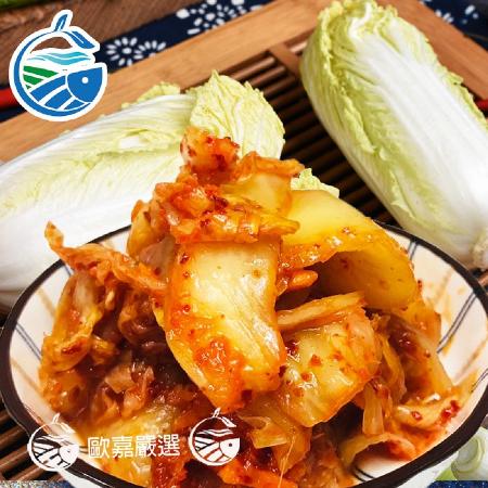 【歐呷私廚】純手工韓式泡菜2罐組-600G/罐(葷-有魚露)