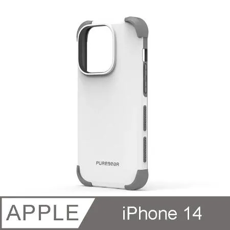 Puregear DUALTEK坦克保護殼 iPhone 14 極地白