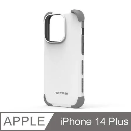 Puregear DUALTEK坦克保護殼 iPhone 14 Plus 極地白