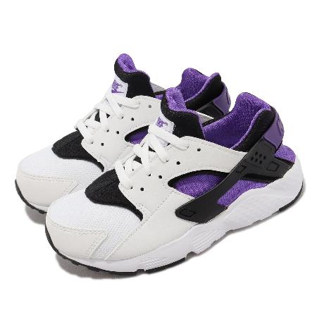 Nike 童鞋 Huarache Run PS 中童 白 紫 黑 武士鞋 小朋友 704949-117