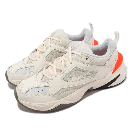 Nike 休閒鞋 M2K Tekno 男鞋 米白 橘 老爹鞋 復古 厚底 Phantom AV4789-001