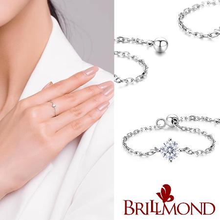 BRILLMOND JEWELRY
10分冰鑽輕珠寶鏈戒