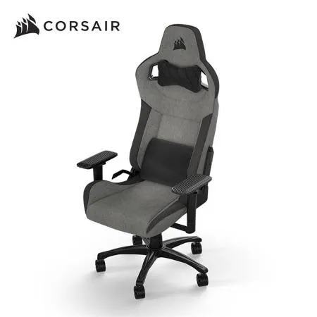 海盜船 CORSAIR T3 RUSH 人體工學電競椅(灰黑/布質)