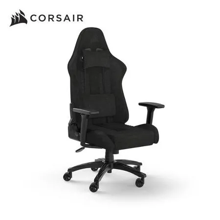 海盜船 CORSAIR TC100 RELAXED 人體工學電競椅(黑色/布質)