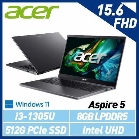 【13代新機】ACER 宏碁 Aspire 5 A515-58P-30EZ 灰 15吋 效能筆電 