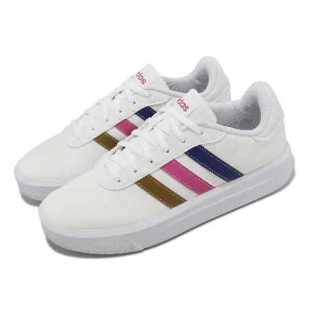 adidas 女復古休閒鞋
Court Platform