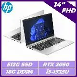 HP ProBook 440 G10(i5-1335U/16G/512G SSD/RTX2050/14"FHD/W10P