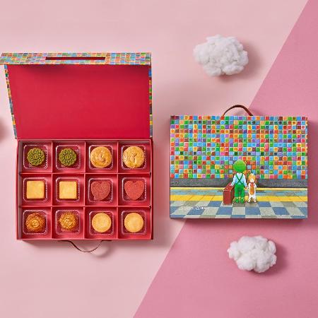 『喜憨兒×幾米』繽紛旅程12入月餅禮盒(A2)