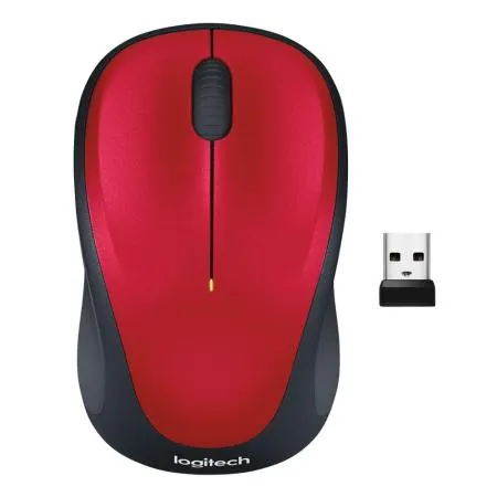 【快速到貨】羅技Logitech M235n無線光學滑鼠(New) - 紅(不支援Unifying)*