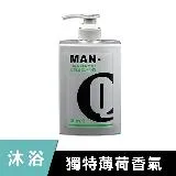 MAN-Q 2in1沁涼洗髮沐浴露600ml