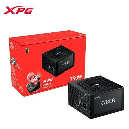 XPG 威剛 KYBER 750W 金牌 電源供應器(5年保固/GEN5)