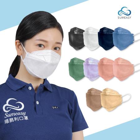 【任選6盒】順易利 4D醫用口罩_成人20入/盒