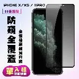 IPhone X IPhone XS IPhone 11 PRO保護貼 滿版黑框防窺手機保護貼