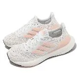 adidas 慢跑鞋 Pureboost 23 W 女鞋 白 粉 緩震 環保 運動鞋 路跑 愛迪達 IF2392