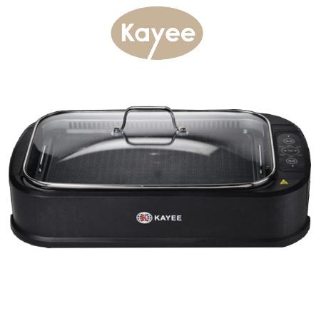 KAYEE - 美國熱銷觸控式吸煙油切電烤盤【二合一烤盤組】