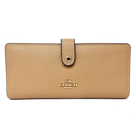 【COACH】
素面多卡夾層薄型長夾
