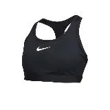 NIKE 女中度支撐運動內衣-DRI FIT 韻律 運動背心 BRA 慢跑 訓練 黑白