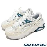 Skechers 休閒鞋 D Lites Hyper Burst 男鞋 白 藍 老爹鞋 固特異橡膠大底 記憶鞋墊 232426WAQ