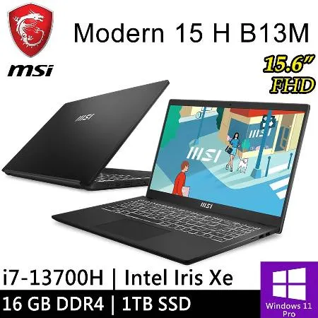 微星 Modern 15 H B13M-002TW-SP1 15.6吋 黑-特仕機(16G/1TB SSD)