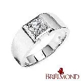 【BRILLMOND JEWELRY】GIA 50分 D/VS2 3EX NONE 男戒 傳奇