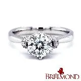 【BRILLMOND JEWELRY 】GIA 1克拉 E/SI2 PT950鉑金珍藏六爪鑽戒