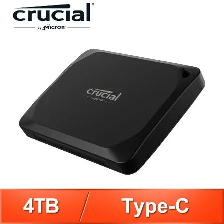 美光Micron Crucial X10 Pro 4TB U3.2 Type C外接式SSD