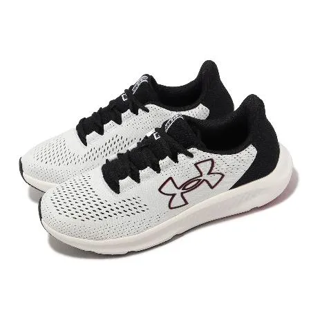 Under Armour 慢跑鞋 Charged Pursuit 3 BL 男鞋 白 黑 紅 緩震 運動鞋 UA 3026518101