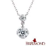 【BRILLMOND JEWELRY】GIA 30分 D/VVS1 3EX 18K白金典雅套鍊