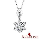 【BRILLMOND JEWELRY】GIA 30分 D/VVS1 18K金雪花墜(D/VVS1 H&A 18K白金台)