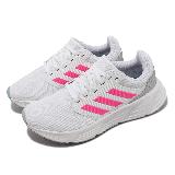 adidas 慢跑鞋 Galaxy 6 W 女鞋 白 粉 緩震 入門款 運動鞋 愛迪達 IE1988