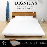 【H&D 東稻家居】DIGNITAS狄尼塔斯灰黑系列6尺房間組3件組(床頭/床底/床墊)