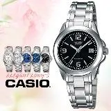 CASIO 卡西歐 經典款 石英指針女錶 不鏽鋼錶帶 日期顯示 ( LTP-1215A-1A )