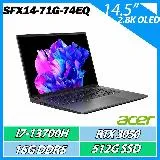 ACER SFX14-71G-74EQ (i7-13700H/16G/RTX3050-6G/512G/14.5)輕薄電競