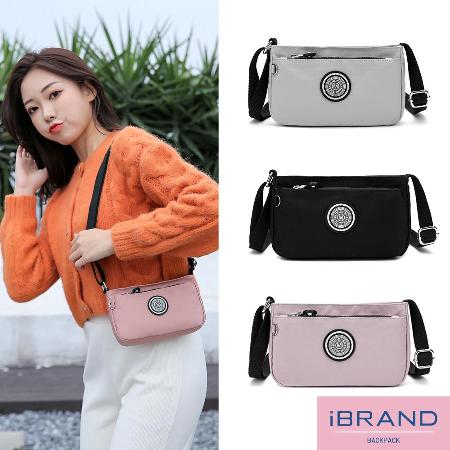 iBrand輕盈防潑水
大開口隨身側背包