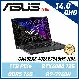 【送機械鍵盤】ASUS ROG Zephyrus G14 GA402XZ-0026E7940HS-NBL