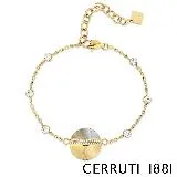 【Cerruti 1881】限量2折 經典FRAGANCIA手鍊 全新專櫃展示品(CB0202 金色)