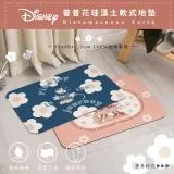 【收納王妃】Disney 迪士尼 米奇米妮普普花 軟式珪藻土地墊 吸水地墊 地墊 60x40x0.5