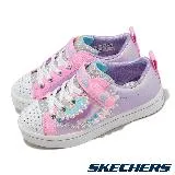 Skechers 童鞋 S lights-Twi-Lites 2 中童 燈鞋 紫 粉紅 發光 閃燈 翅膀 魔鬼氈 314454LPKMT